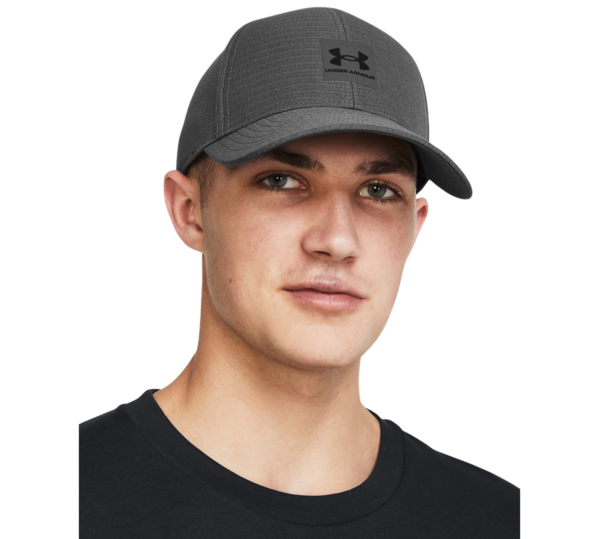 Under Armour Men's Iso-chill Armourvent Baseball Hat In Castlerock,black