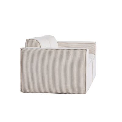 Streamdale 78" Corduroy Fabric Sectional Sofa