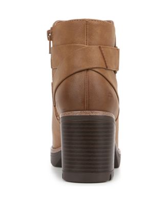 Madalynn-Strap Water Resistant Lug Sole Booties