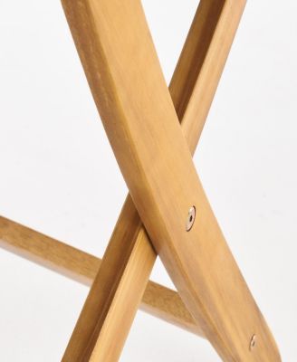 Positano 25" Foldable Bistro Set, Natural