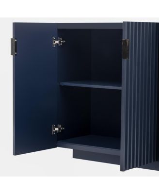 Sideboard with Adjustable Shelves and Copper Handles