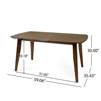 Streamdale Wood Dining Table (Walnut