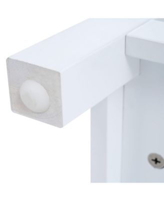 Modern 30inch Navy Blue/White Bathroom Vanity Cabinet Combo with OpenStorge, Two Drawers