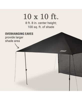 Black OASIS Lite 10 x 10 Canopy with Sun Wall