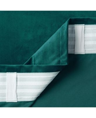 Premium Solid Velvet Curtains - Classy and Solid Drapes for Living Room or Bedroom - 52" x 108" - Teal, 2 Panels