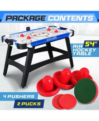 54" Air Hockey Table with Digital LED Scoreboard and 12V Fan Motor