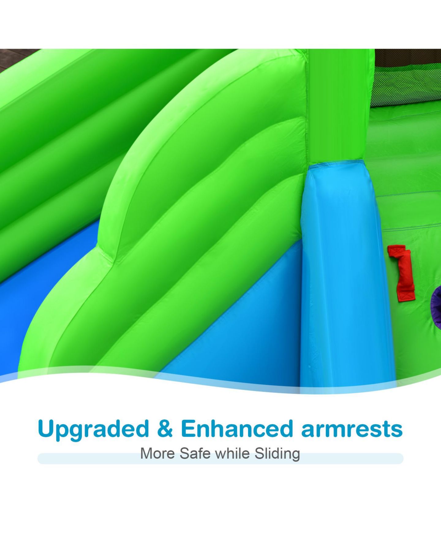Детская игрушка SUGIFT 7-in-1 Inflatable Water Park Bounce House, 300 lbs Capacity, Ages 3-10 — фото 10