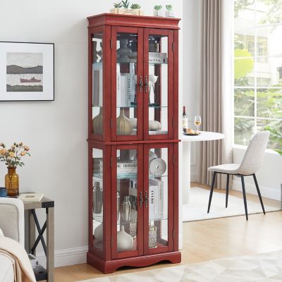 Lighted Glass Display Cabinet