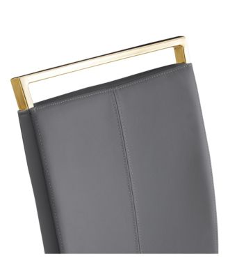 Table and chair set, white imitation marble texture glass tabletop, black MDF table legs, stable and beautiful. Modern simple dining table, comfortable seating.