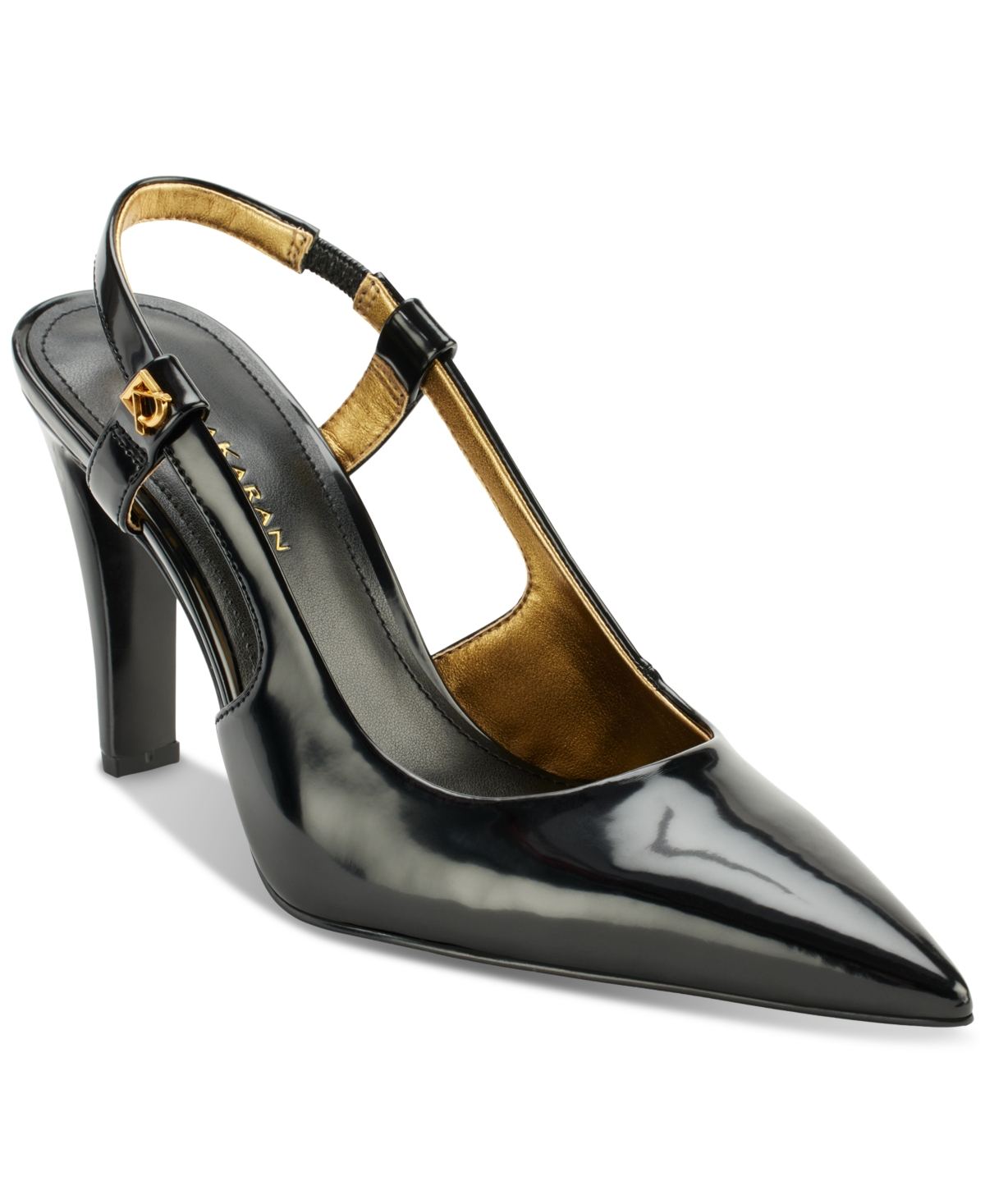 Donna Karan New York Donna Pointed Toe Slingback Pump In Black