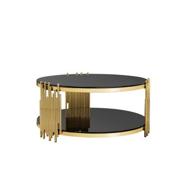2-Layer Tempered Glass Coffee Table