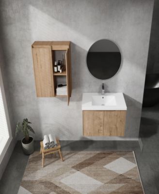 Streamdale Wall-Mounted Bathroom Vanity with Sink and Storage