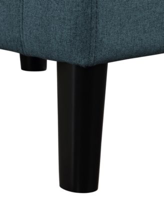 27.75" Polyester Roosevelt Accent Chair with Ottoman