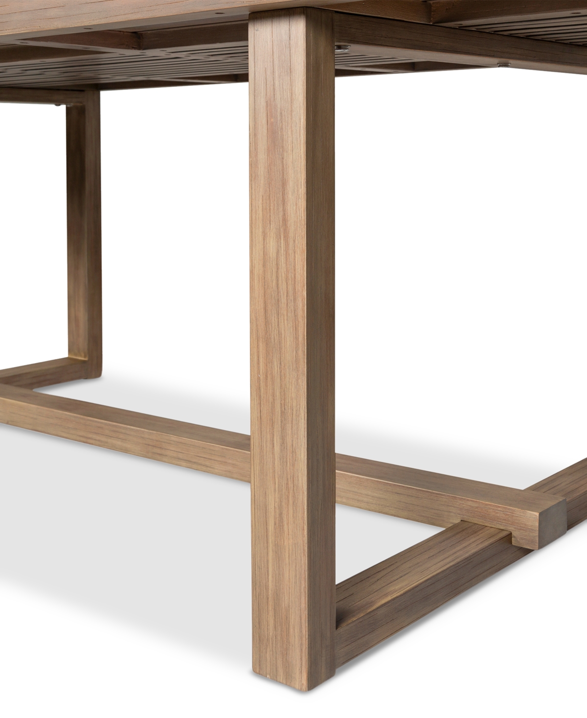 Macy's Vivid Outdoor Dining Table In Light Brown