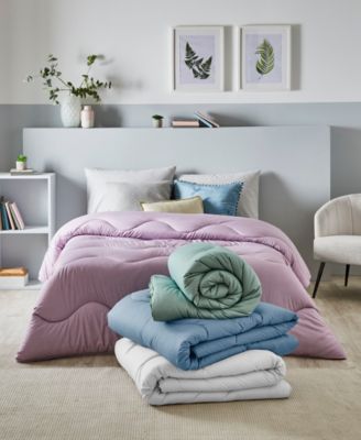 Coverless Linen Comforter, Twin