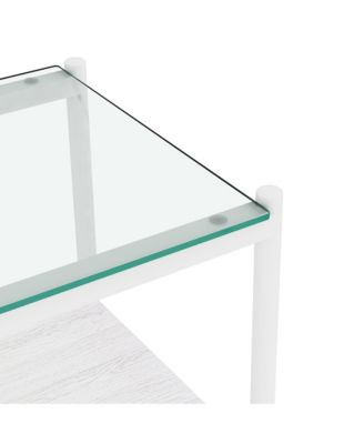 Tempered Glass End Table (Set of 2)