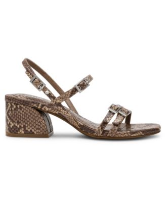 Women's Mackenzie Strappy Buckle Block Heel Dress Sandals