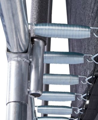 10' x 15' Rectangle Trampoline includes 2 Basketball Hoops with Breakaway Rim and Ladder