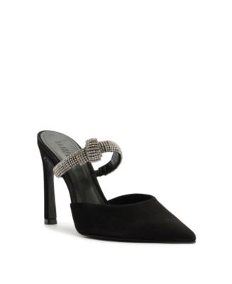 Schutz Women's Cultivated Pearl Curve Pointed Toe Pumps - Macy's