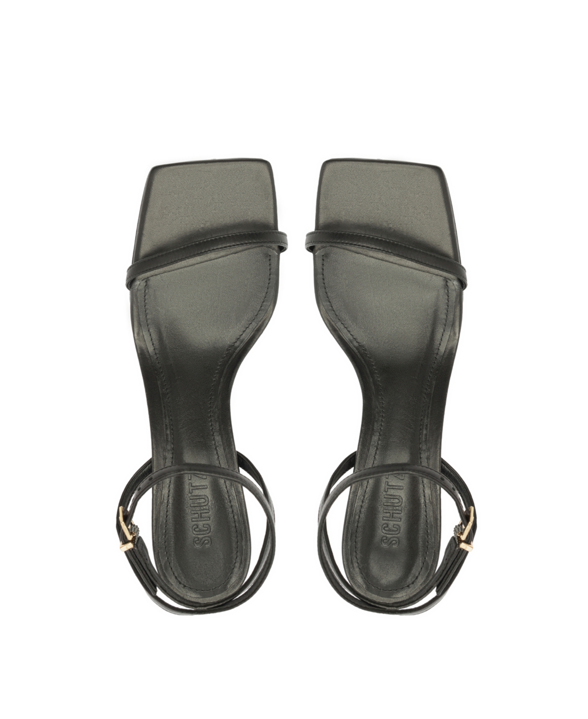 Schutz Women's Sam Mid Squared Toe Sandals