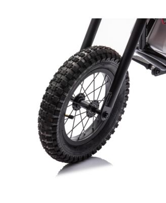 36V Electric mini dirt motorcycle for kids,350w xxxl motorcycle, Stepless variable speed drive, Disc brake, No chain, Steady acceleration, horn, power display, rate display,176 pounds for 50m or more,