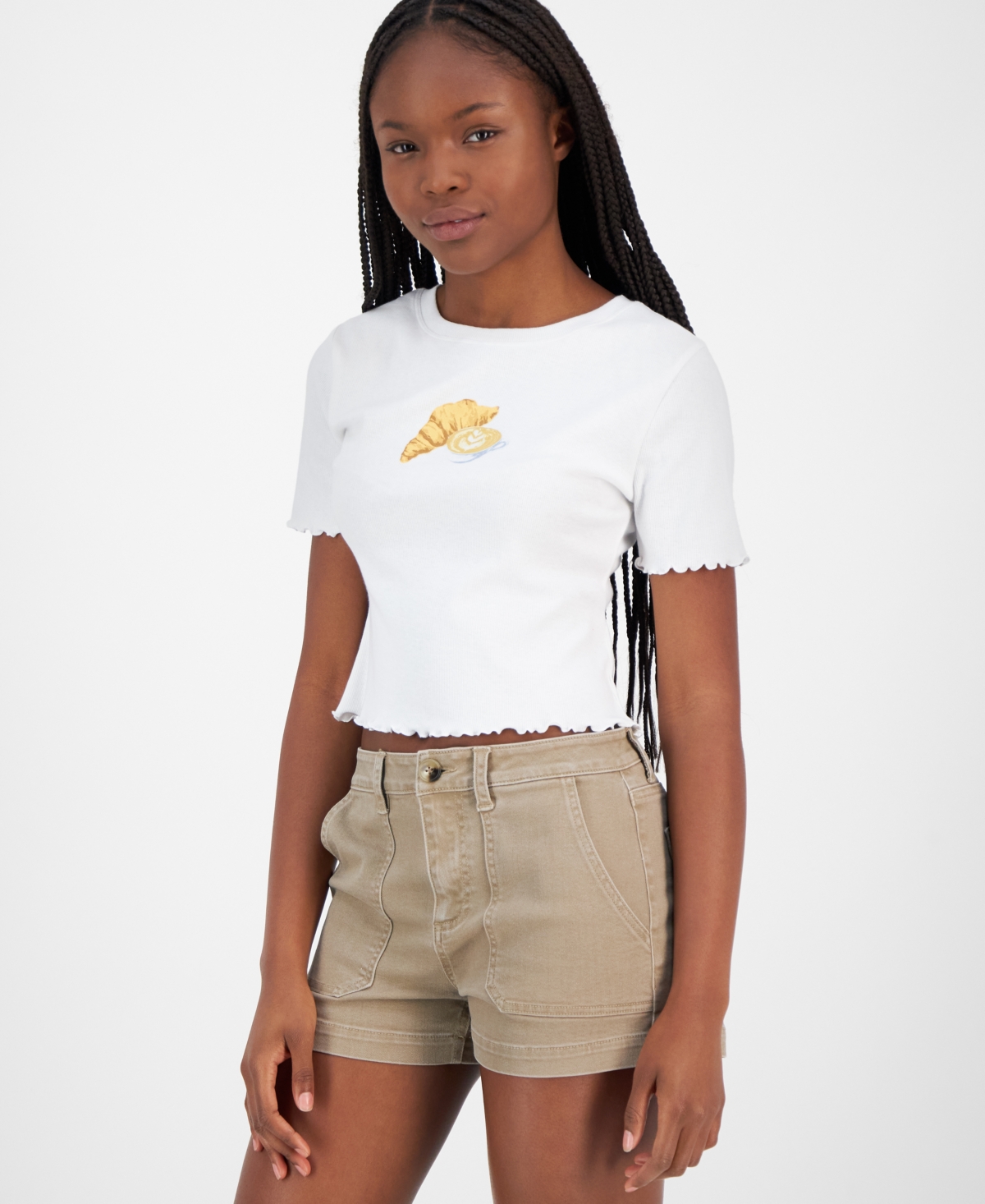 Indigo rein shorts top