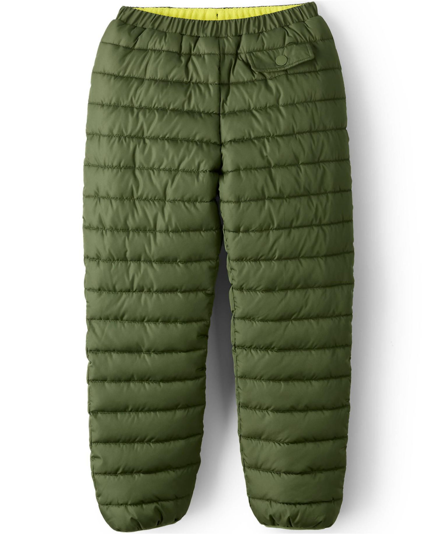 Boys Reversible Fleece Puffer Pants