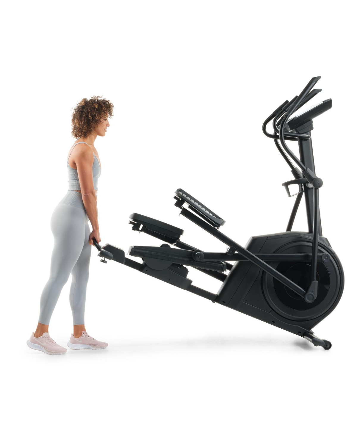 NordicTrack AirGlide iFIT-enabled Elliptical for Low-Impact Cardio Workouts with inch Tilting Touchscreen