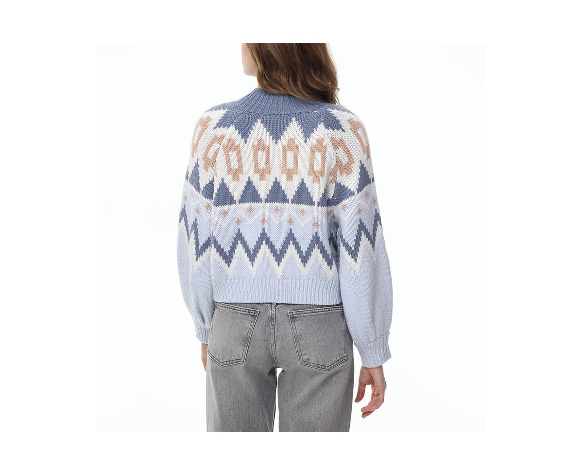 525 Women's Victoria Fair Isle Zip Bomber Jacket