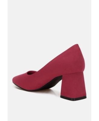 Malai Block Heel Pumps
