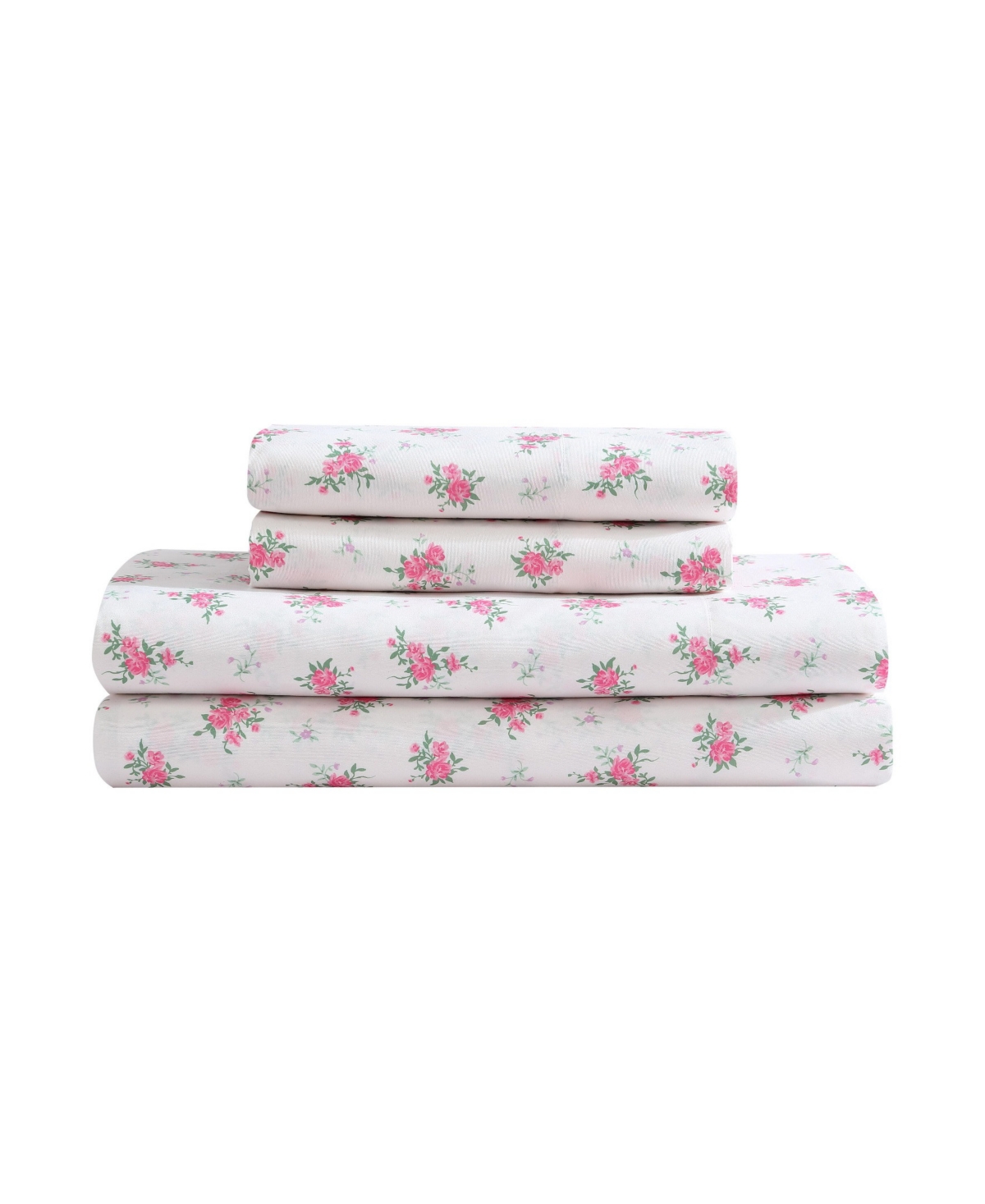 Betsey Johnson Bow Stripe Reversible 8-pc. Comforter Set, Queen In White,light Pink,hot Pink