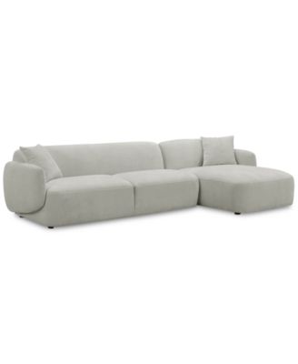 Gaelynn 2-Pc. Fabric Sectional, Created for Macy's