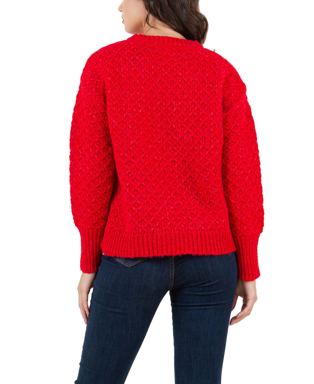 Fever Women's Honeycomb Stitch Sweater