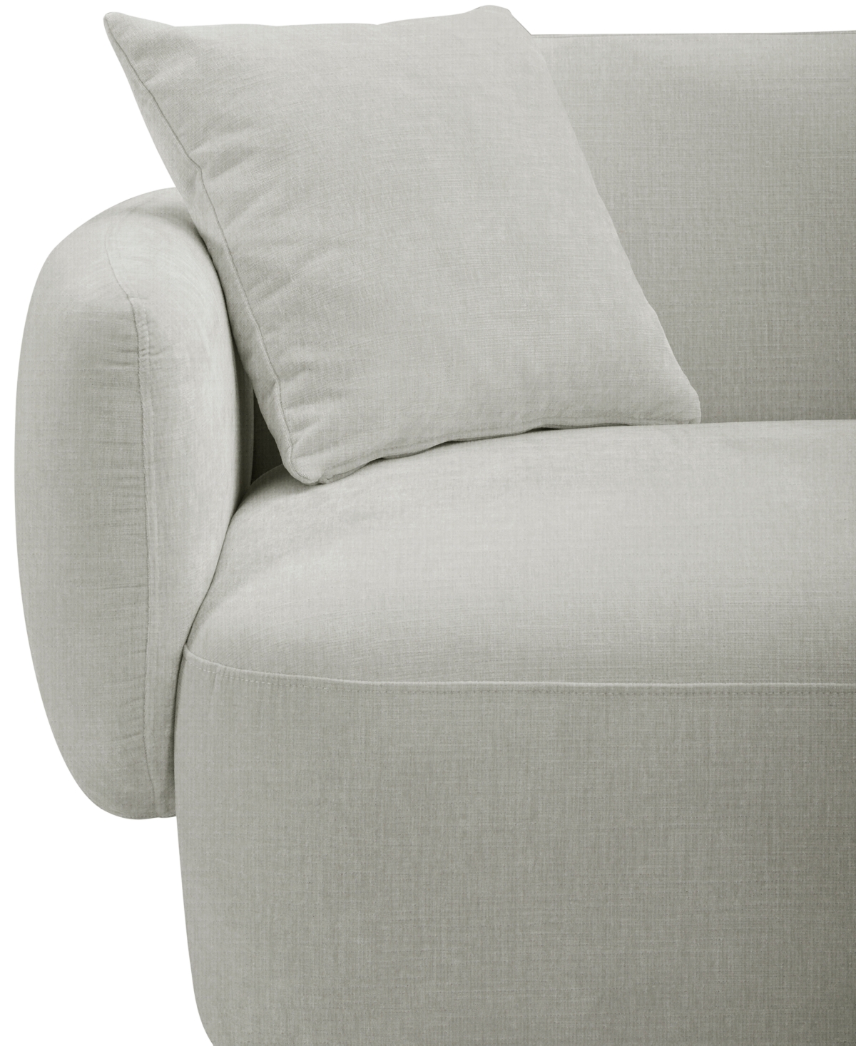 Macy's Gaelynn 2-pc. Fabric Sectional, Created For  In Oyster