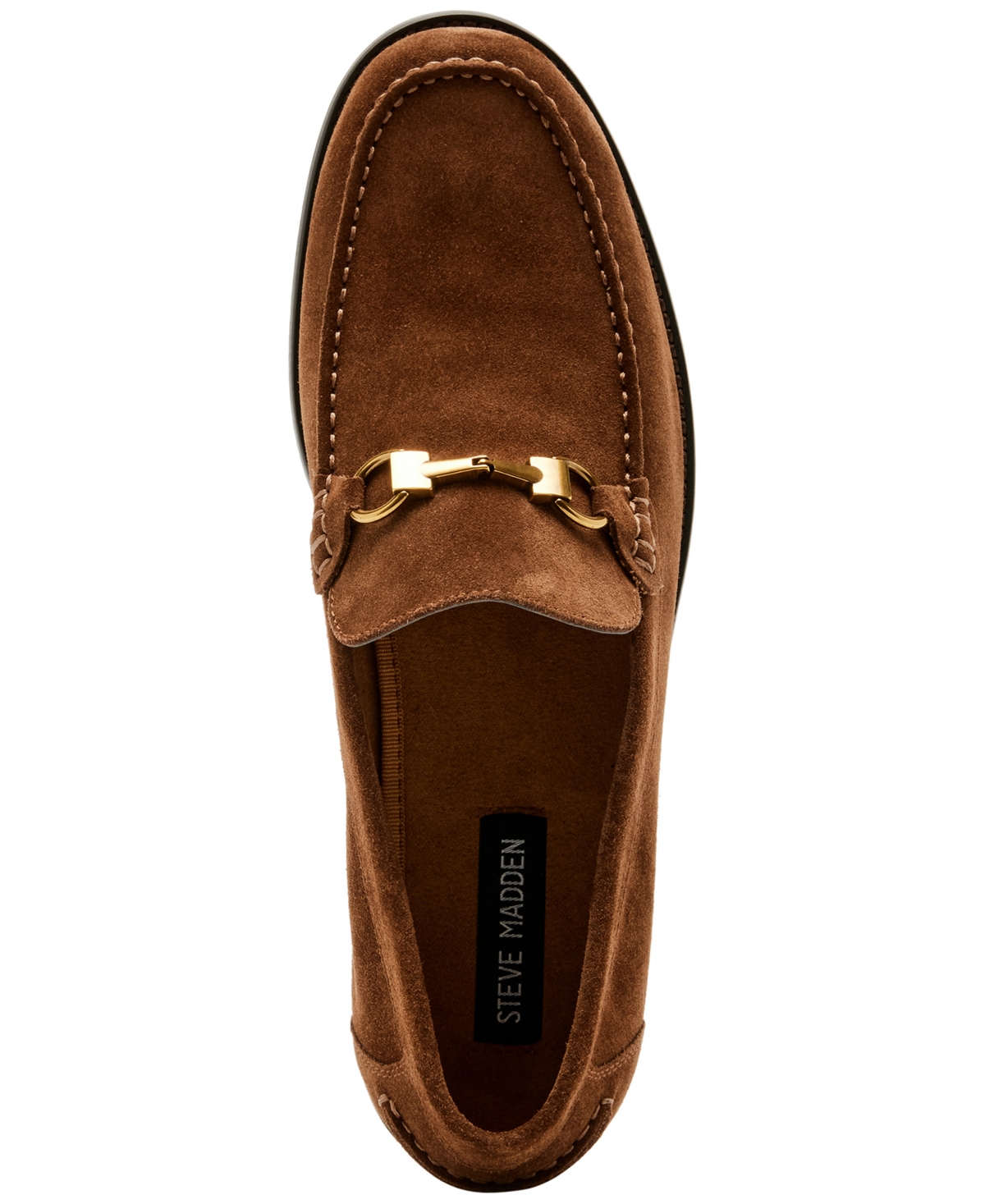 Steve Madden Men's Arista Suede Bit Loafer In Camel Suede