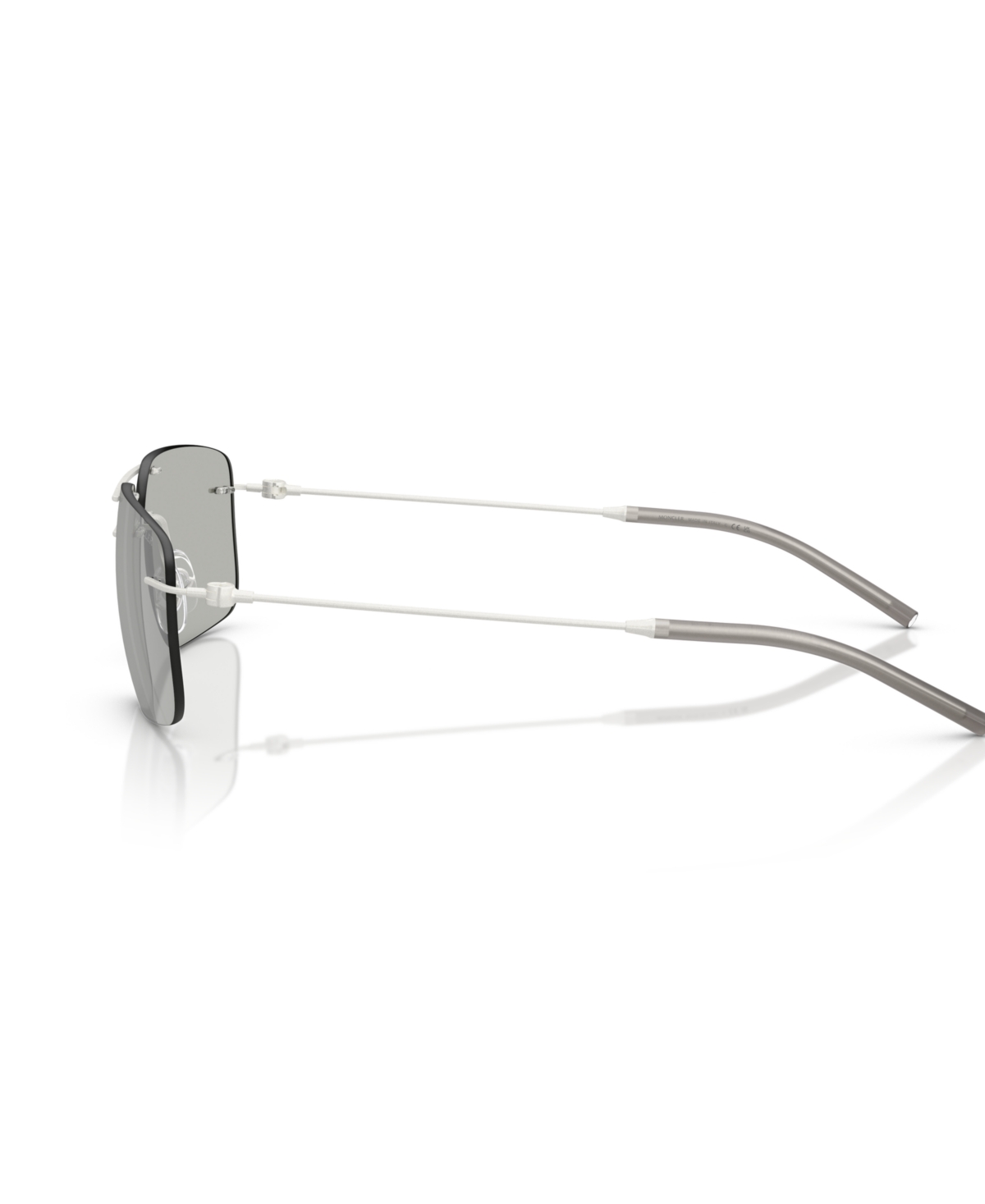 Shop Moncler Unisex Sunglasses, Doppler Me4003 In Matte Silver