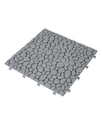 Streamdale Gray Interlocking Deck Tiles (60)