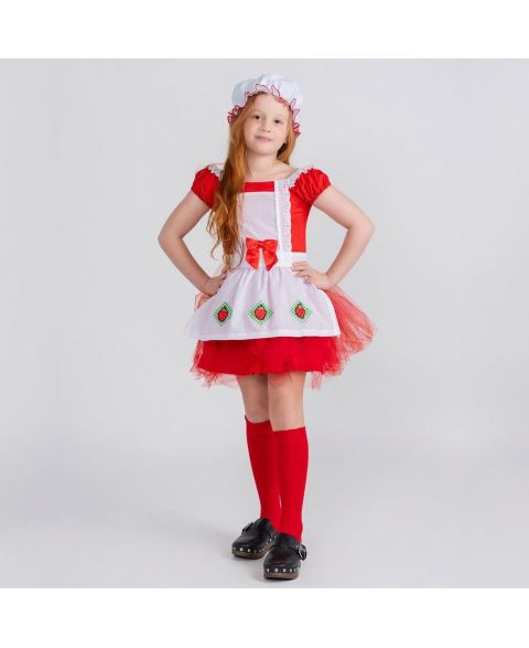 Dress Up America Strawberry Ballerina Costume Set - Kids Girls