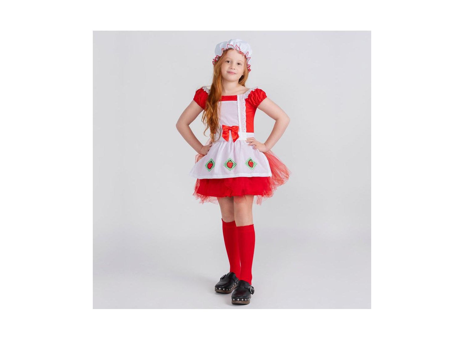 Strawberry Ballerina Costume Set - Kids Girls