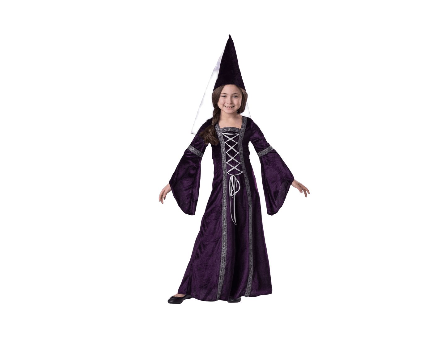 Dress Up America Medieval Princess Dress & Hat Costume Set - Kids Girls — фото 1