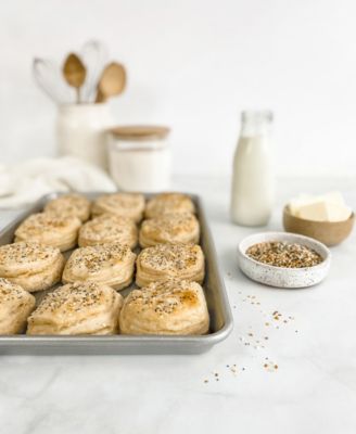 Non-Stick Aluminum 2 Piece Jelly Roll Pan and Baking Rack Set