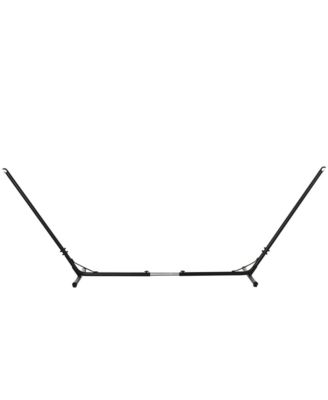 Universal Hammock Stand 10-13ft Adjustable Steel Stand Space-Saving and Portable Carrying for Indoor and Outdoor Use, Black