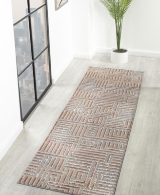 Willa VIS-1 2'2"x7' Runner Area Rug