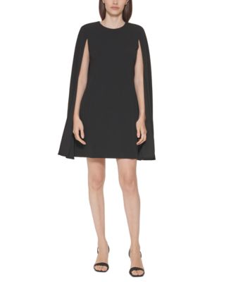 Calvin klein capelet sheath dress on sale