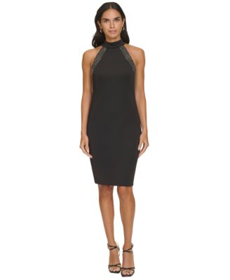 Macy's black dress calvin klein online