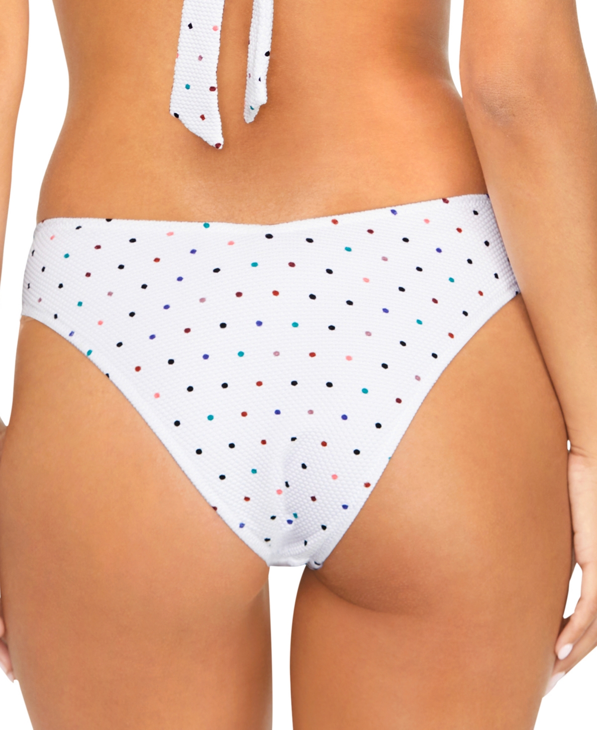 RAISINS JUNIORS' OAHU PRINTED V-WAIST BIKINI BOTTOMS 