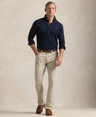 Polo Ralph Lauren Men's Herringbone Polo Shirt, Slim Straight