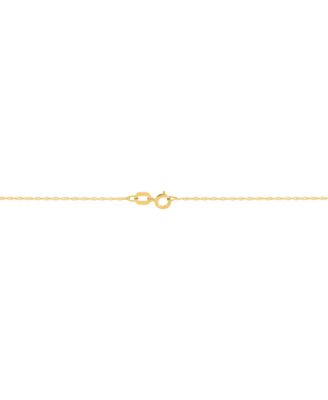 Diamond Princess Solitaire 18" Pendant Necklace (3/8 ct. t.w.) in 14k Gold