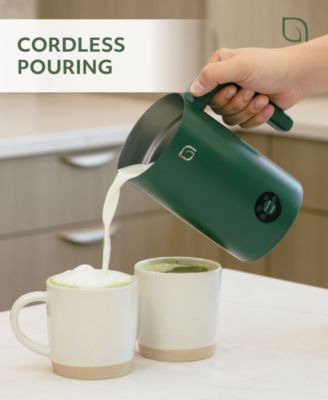 4-in-1 Electric Milk Frother and Steamer -Barista Quality Froth Steam - Hot and Cold Foam Options