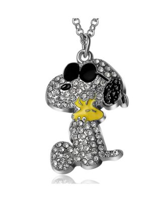 Snoopy Fashion Joe Cool Sunglasses Snoopy Woodstock Necklace